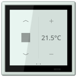 KNX Secure LS TOUCH con marco LS 990 Les Couleurs® Le Corbusier
