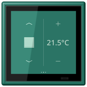 KNX Secure LS TOUCH con marco LS 990 Les Couleurs® Le Corbusier