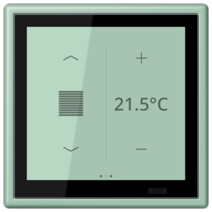 KNX Secure LS TOUCH con marco LS 990 Les Couleurs® Le Corbusier