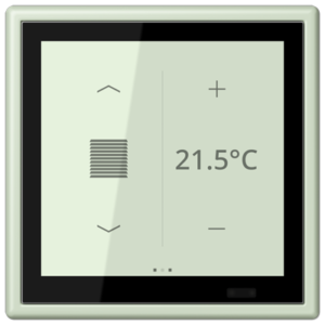 KNX Secure LS TOUCH con marco LS 990 Les Couleurs® Le Corbusier