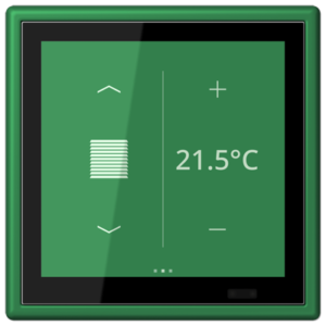 KNX Secure LS TOUCH con marco LS 990 Les Couleurs® Le Corbusier