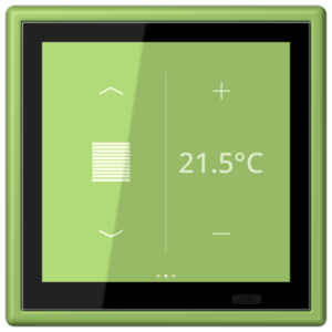 KNX Secure LS TOUCH con marco LS 990 Les Couleurs® Le Corbusier