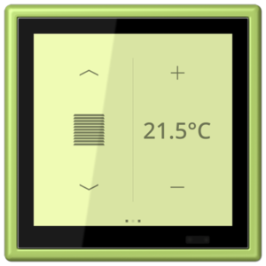 KNX Secure LS TOUCH con marco LS 990 Les Couleurs® Le Corbusier