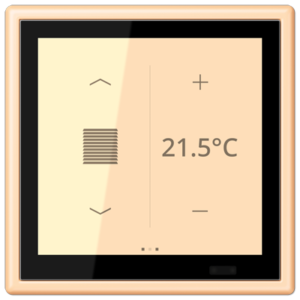 KNX Secure LS TOUCH con marco LS 990 Les Couleurs® Le Corbusier