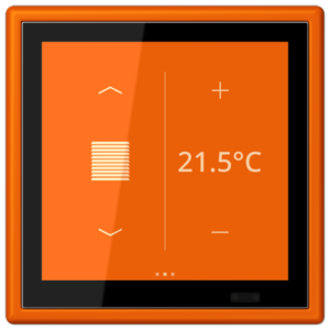 KNX Secure LS TOUCH con marco LS 990 Les Couleurs® Le Corbusier