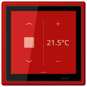 KNX Secure LS TOUCH con marco LS 990 Les Couleurs® Le Corbusier