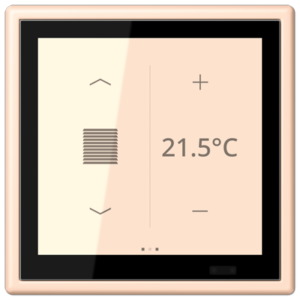 KNX Secure LS TOUCH con marco LS 990 Les Couleurs® Le Corbusier