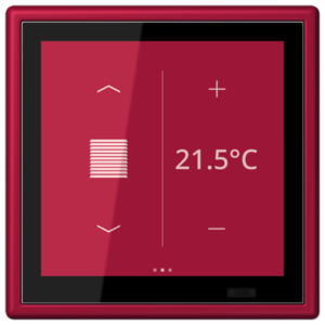 KNX Secure LS TOUCH con marco LS 990 Les Couleurs® Le Corbusier
