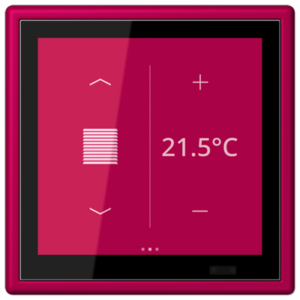 KNX Secure LS TOUCH con marco LS 990 Les Couleurs® Le Corbusier
