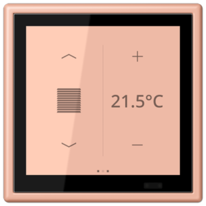 KNX Secure LS TOUCH con marco LS 990 Les Couleurs® Le Corbusier