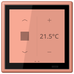 KNX Secure LS TOUCH con marco LS 990 Les Couleurs® Le Corbusier