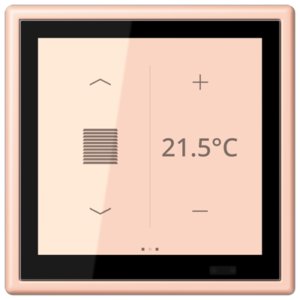 KNX Secure LS TOUCH con marco LS 990 Les Couleurs® Le Corbusier