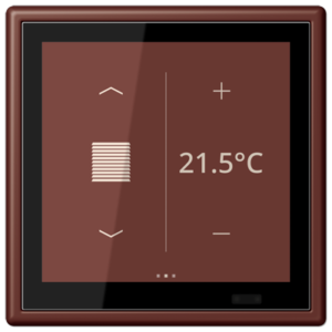 KNX Secure LS TOUCH con marco LS 990 Les Couleurs® Le Corbusier
