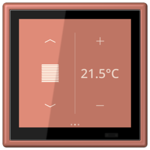 KNX Secure LS TOUCH con marco LS 990 Les Couleurs® Le Corbusier