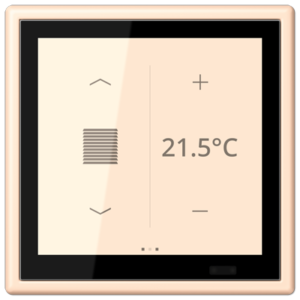 KNX Secure LS TOUCH con marco LS 990 Les Couleurs® Le Corbusier