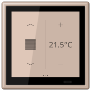 KNX Secure LS TOUCH con marco LS 990 Les Couleurs® Le Corbusier