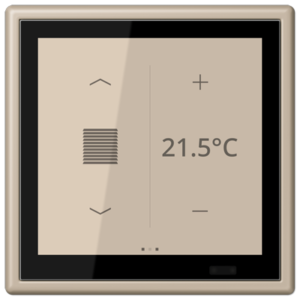KNX Secure LS TOUCH con marco LS 990 Les Couleurs® Le Corbusier
