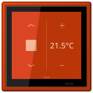 KNX Secure LS TOUCH con marco LS 990 Les Couleurs® Le Corbusier