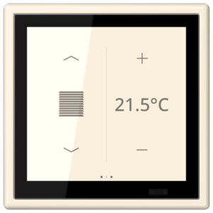 KNX Secure LS TOUCH con marco LS 990 Les Couleurs® Le Corbusier