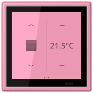 KNX Secure LS TOUCH con marco LS 990 Les Couleurs® Le Corbusier
