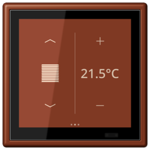 KNX Secure LS TOUCH con marco LS 990 Les Couleurs® Le Corbusier
