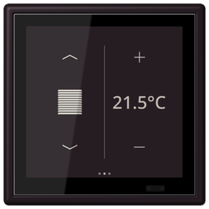 KNX Secure LS TOUCH con marco LS 990 Les Couleurs® Le Corbusier