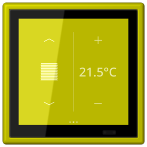KNX Secure LS TOUCH con marco LS 990 Les Couleurs® Le Corbusier
