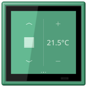 KNX Secure LS TOUCH con marco LS 990 Les Couleurs® Le Corbusier