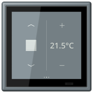 KNX Secure LS TOUCH con marco LS 990 Les Couleurs® Le Corbusier