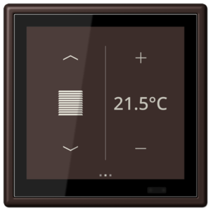 KNX Secure LS TOUCH con marco LS 990 Les Couleurs® Le Corbusier