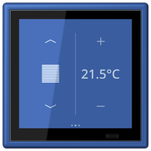 KNX Secure LS TOUCH con marco LS 990 Les Couleurs® Le Corbusier