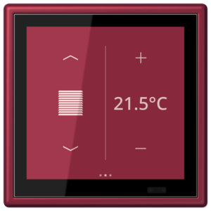 KNX Secure LS TOUCH con marco LS 990 Les Couleurs® Le Corbusier