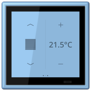 KNX Secure LS TOUCH con marco LS 990 Les Couleurs® Le Corbusier