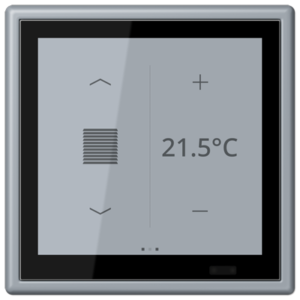 KNX Secure LS TOUCH con marco LS 990 Les Couleurs® Le Corbusier