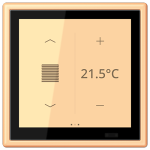 KNX Secure LS TOUCH con marco LS 990 Les Couleurs® Le Corbusier