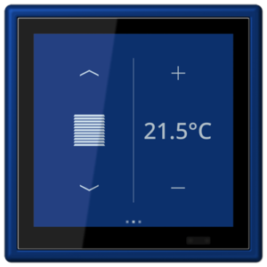 KNX Secure LS TOUCH con marco LS 990 Les Couleurs® Le Corbusier