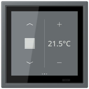 KNX Secure LS TOUCH con marco LS ZERO Les Couleurs® Le Corbusier ZERO