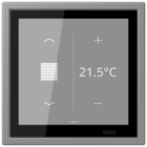 KNX Secure LS TOUCH con marco LS ZERO Les Couleurs® Le Corbusier ZERO