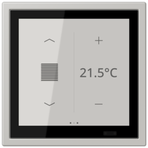 KNX Secure LS TOUCH con marco LS ZERO Les Couleurs® Le Corbusier ZERO