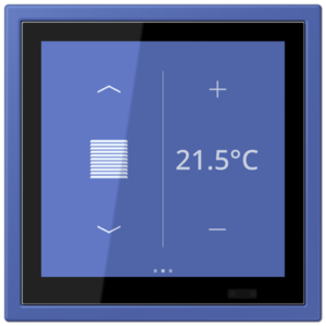 KNX Secure LS TOUCH con marco LS ZERO Les Couleurs® Le Corbusier ZERO