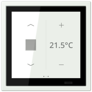 KNX Secure LS TOUCH con marco LS ZERO Les Couleurs® Le Corbusier ZERO