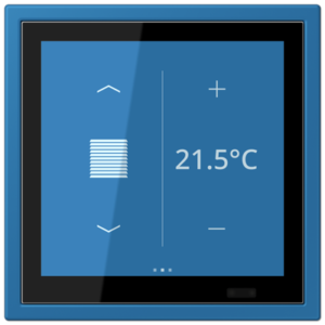 KNX Secure LS TOUCH con marco LS ZERO Les Couleurs® Le Corbusier ZERO