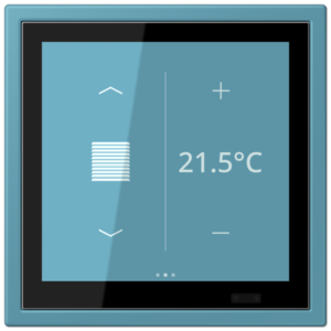 KNX Secure LS TOUCH con marco LS ZERO Les Couleurs® Le Corbusier ZERO