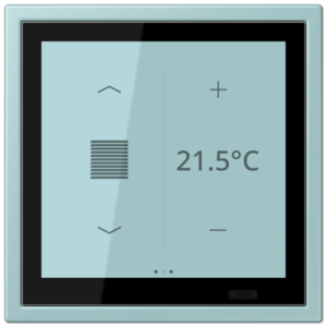 KNX Secure LS TOUCH con marco LS ZERO Les Couleurs® Le Corbusier ZERO
