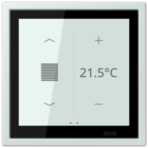 KNX Secure LS TOUCH con marco LS ZERO Les Couleurs® Le Corbusier ZERO