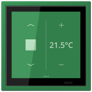 KNX Secure LS TOUCH con marco LS ZERO Les Couleurs® Le Corbusier ZERO