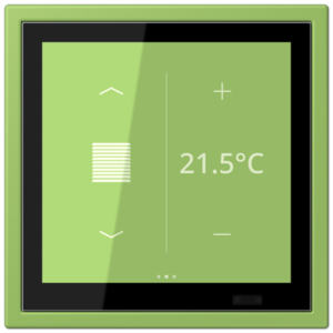 KNX Secure LS TOUCH con marco LS ZERO Les Couleurs® Le Corbusier ZERO