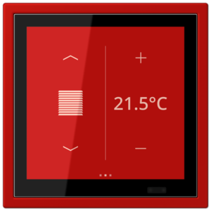KNX Secure LS TOUCH con marco LS ZERO Les Couleurs® Le Corbusier ZERO
