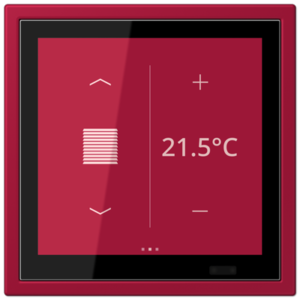 KNX Secure LS TOUCH con marco LS ZERO Les Couleurs® Le Corbusier ZERO