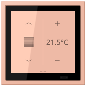 KNX Secure LS TOUCH con marco LS ZERO Les Couleurs® Le Corbusier ZERO
